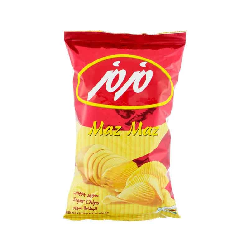 سوپر چیپس متوسط مزمز وزن 60 گرم