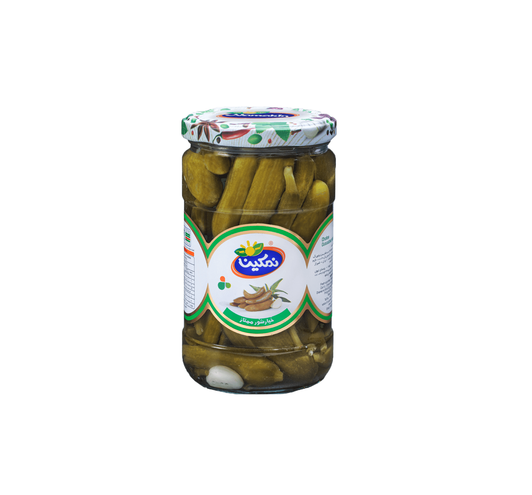 خیارشور ممتاز نمکین وزن 700 گرم