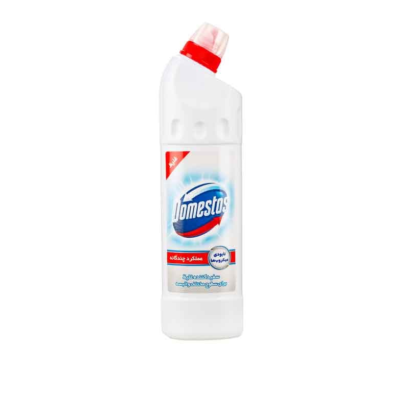 مایع سفیدکننده غلیظ سطوح دامستوس مدل Snow White حجم 750 میلی لیتر