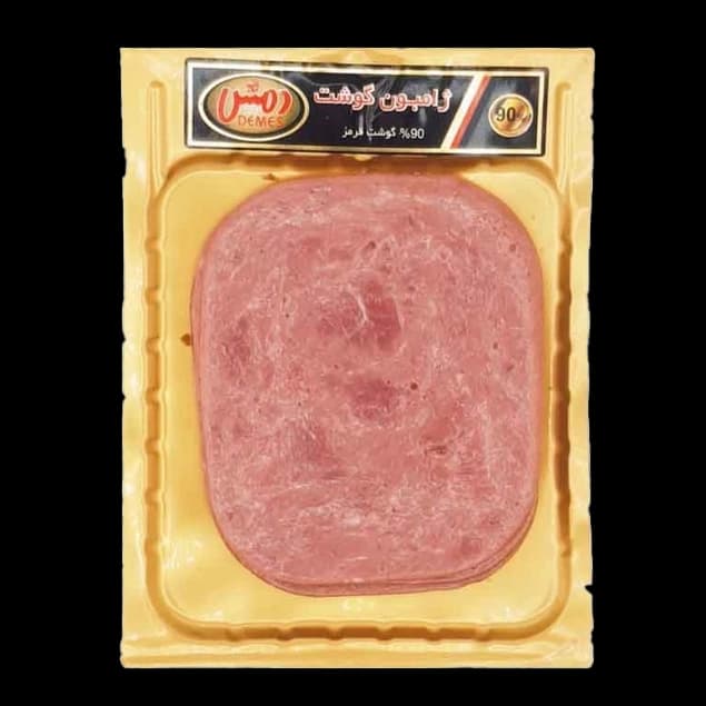 ژامبون سنتی 90 درصد گوشت قرمز 300 گرم دمس
