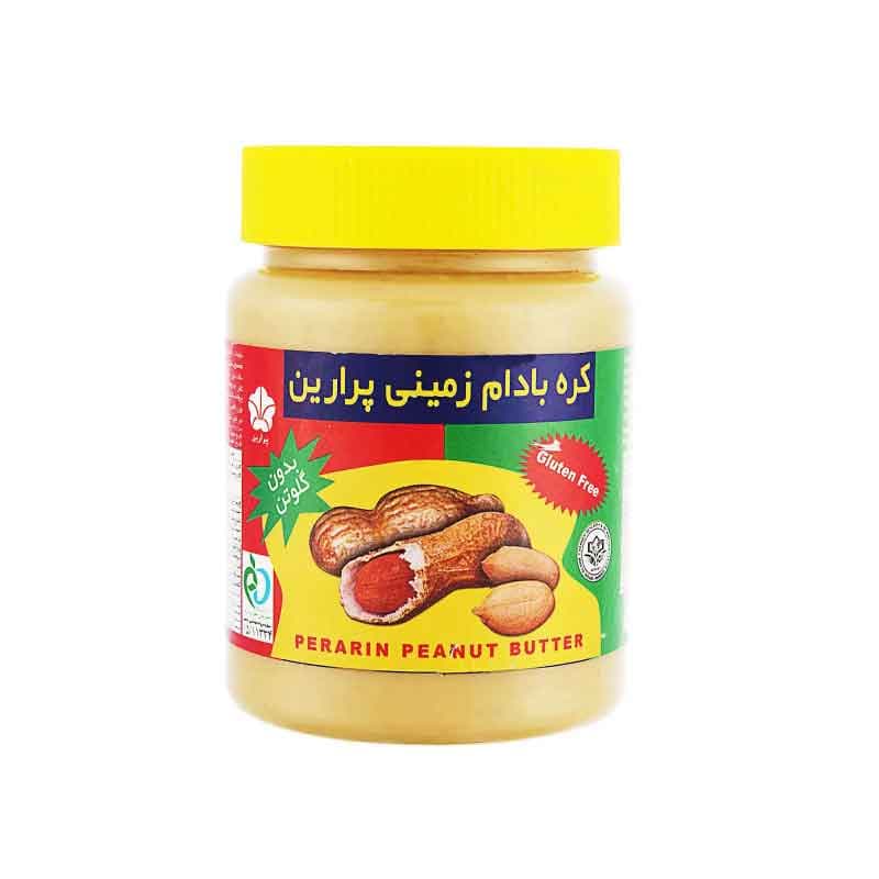 کره بادام زمینی بدون گلوتن پرارین وزن 500 گرم