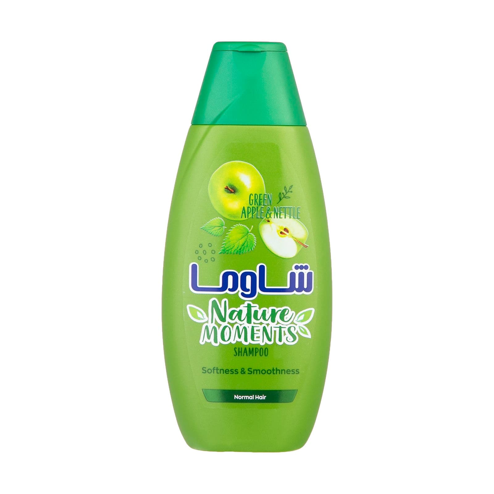 شامپو مو شاوما مدل Green Apple and Nettle حجم 400 میلی لیتر