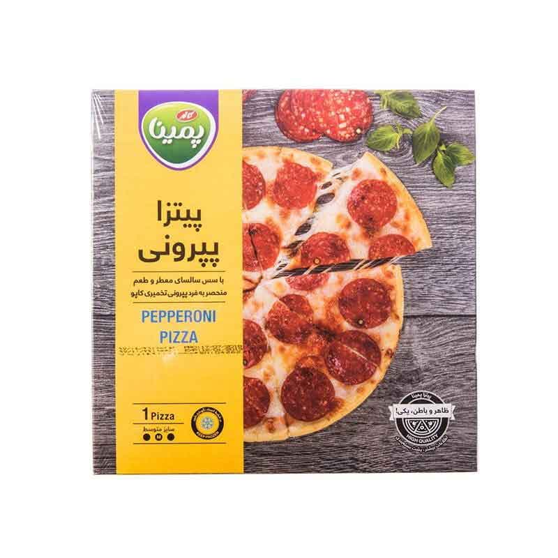 پیتزا پپرونی پمینا کاله وزن 290 گرم