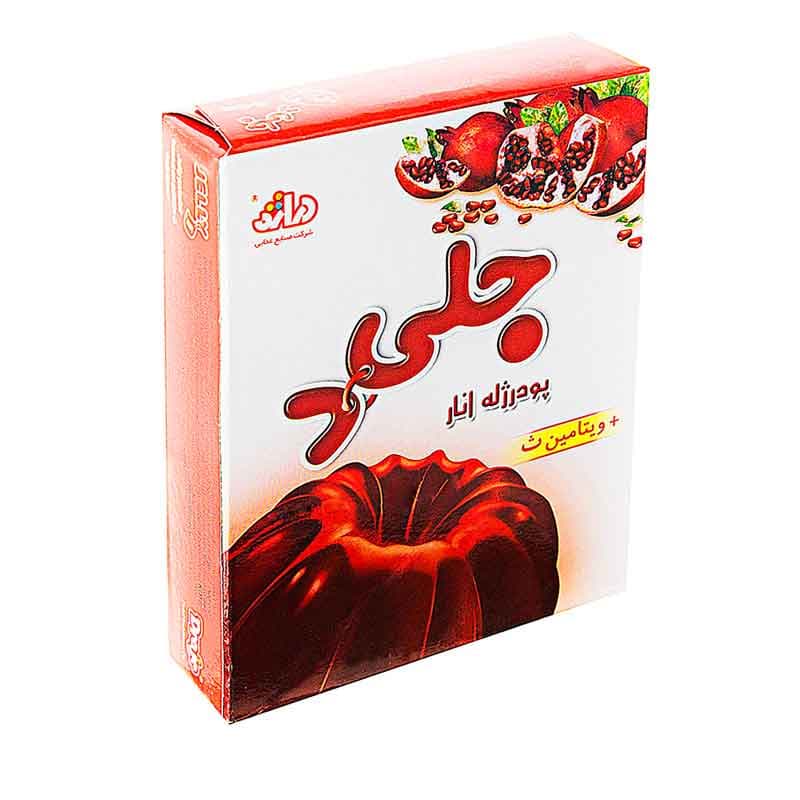 پودر ژله دراژه طعم انار وزن 100 گرم