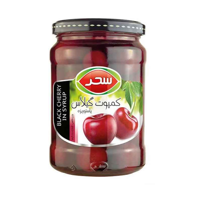 کمپوت آلبالو سحر وزن 660 گرم