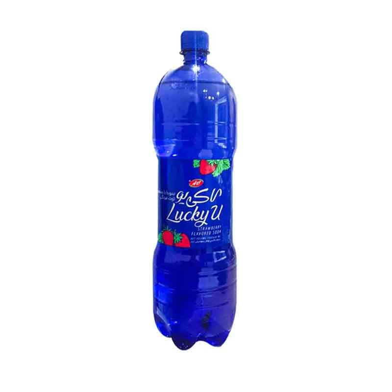 اب گازدار کاله طعم توت فرنگی حجم 1.5 لیتر