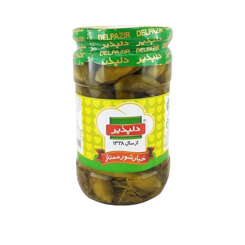 خیار شور ممتاز دلپذیر وزن 650 گرم