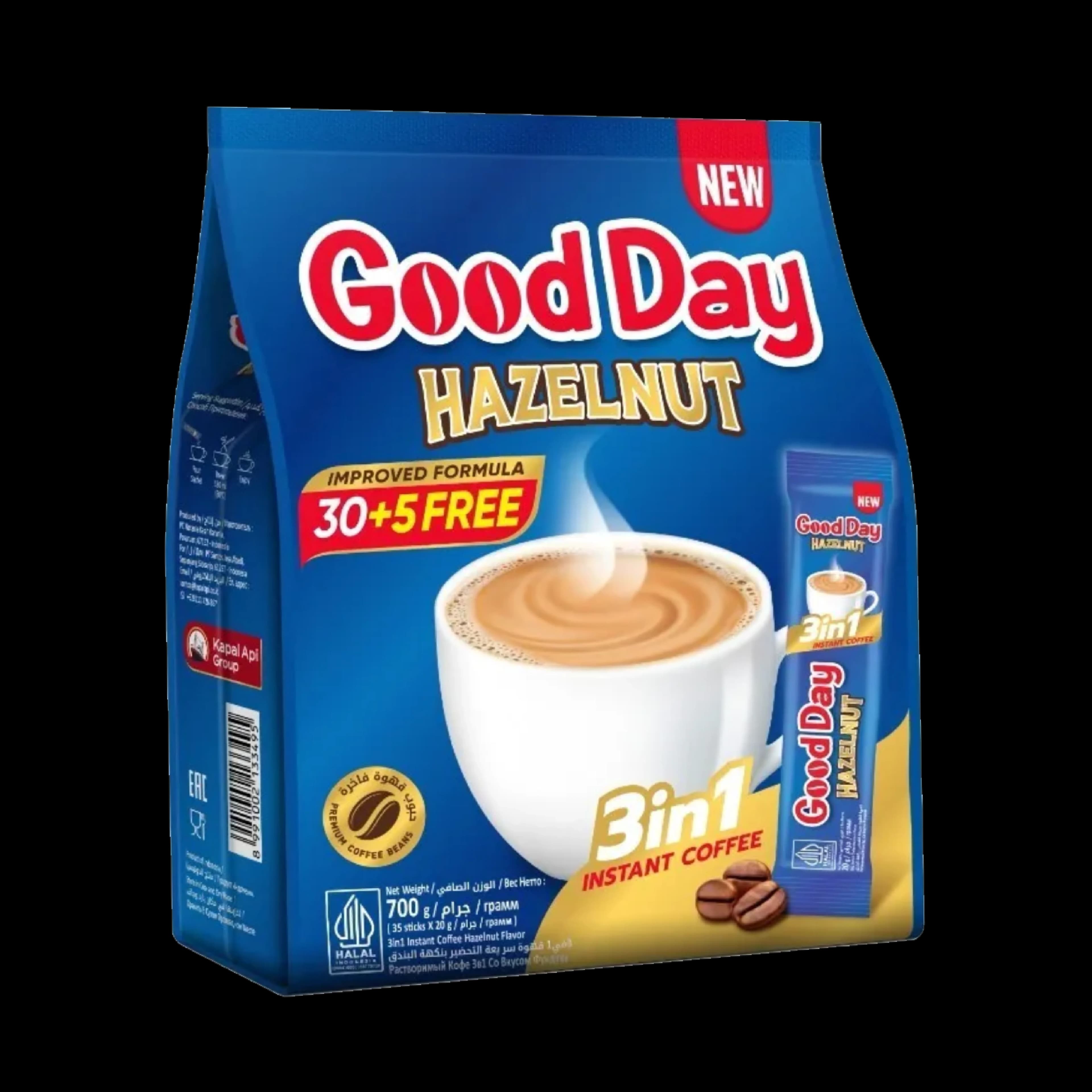 کافی میکس 1*3 فندقی 35 عددی گوددی
