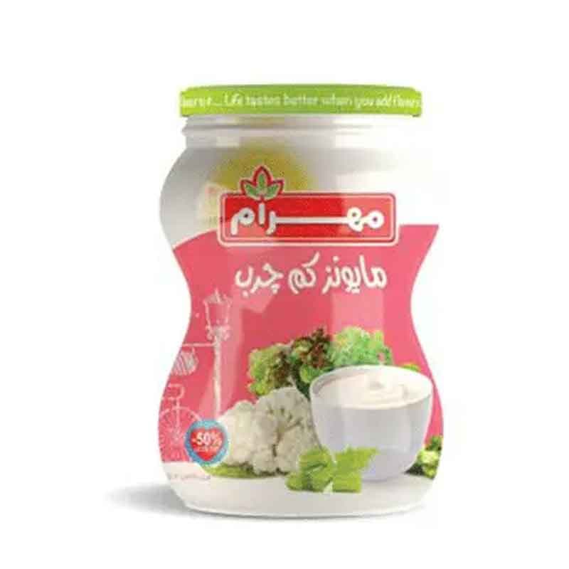 سس مایونز کم چرب مهرام  وزن 265 گرم