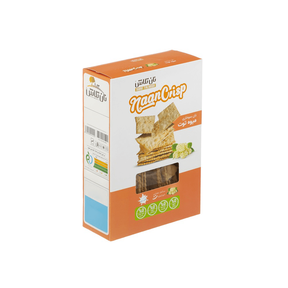 نان سوخاری حاوی میوه توت رژیمی 300 گرم تلاش