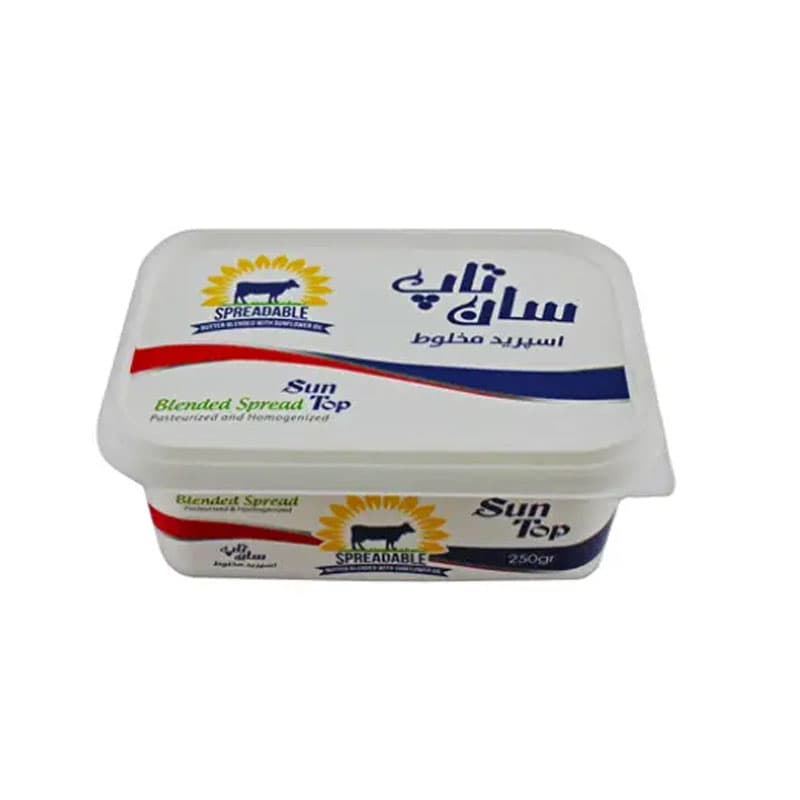کره اسپرید سان تاپ مخلوط گیاهی و حیوانی وزن 250 گرم
