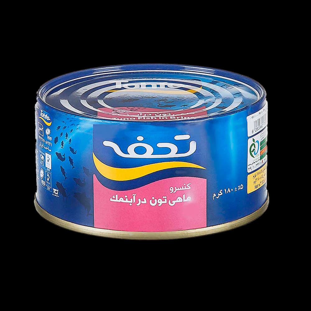 کنسرو ماهی تون رژیمی 180 گرم  تحفه