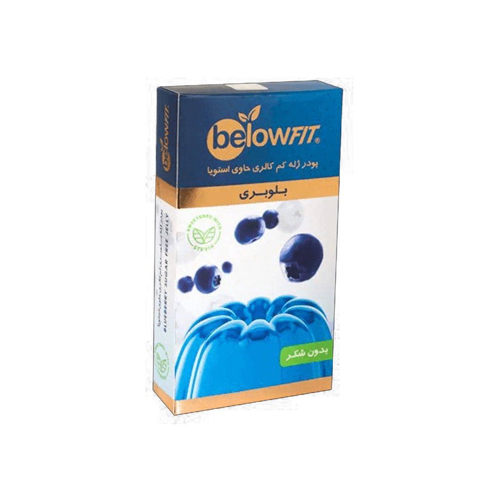 پودر ژله رژیمی حاوی استویا با طعم بلوبری 25 گرم بیلوفیت