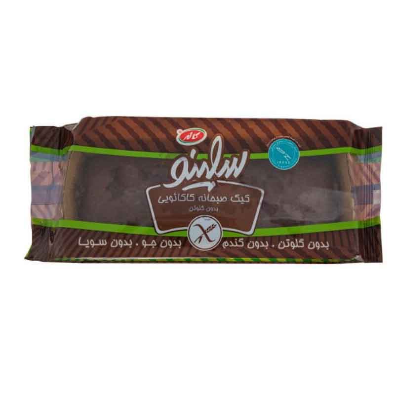 کیک صبحانه کاله طعم کاکایویی بدون گلوتن مدل سلینو وزن 190 گرم