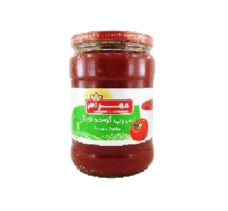 رب گوجه فرنگی شیشه 700گ مهرام