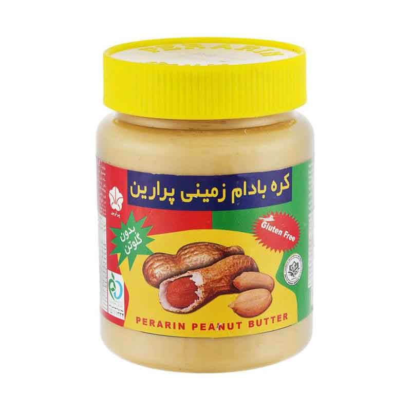 کره بادام زمینی ساده پرارین وزن 350 گرم