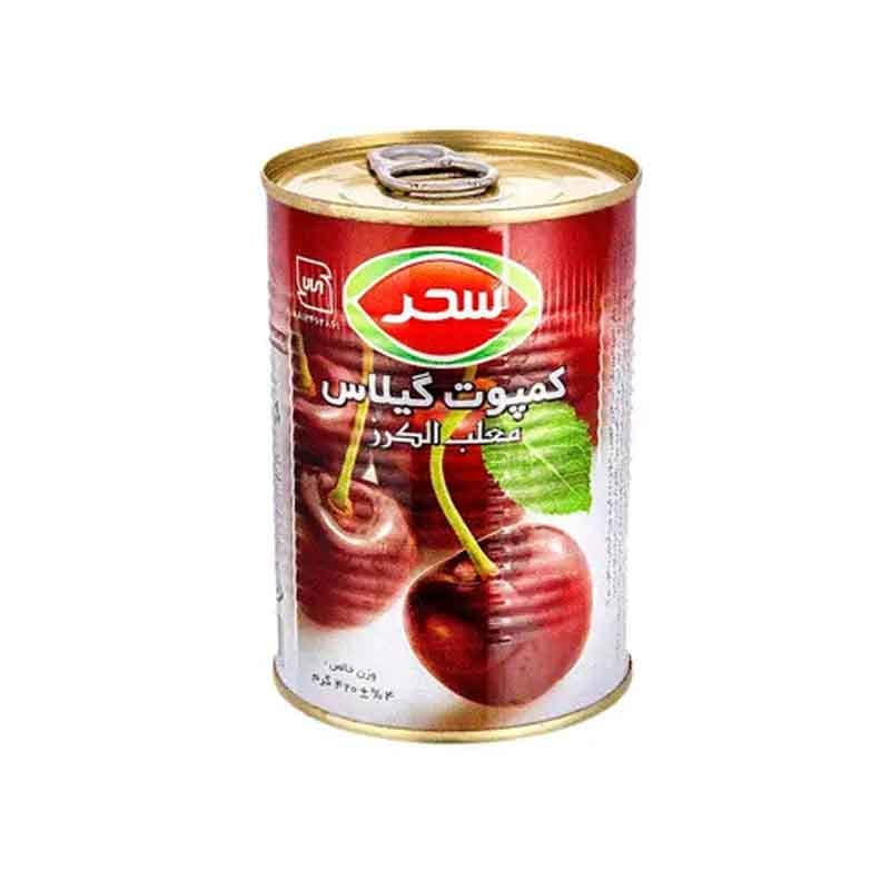 کمپوت گیلاس سحر وزن 420 گرم