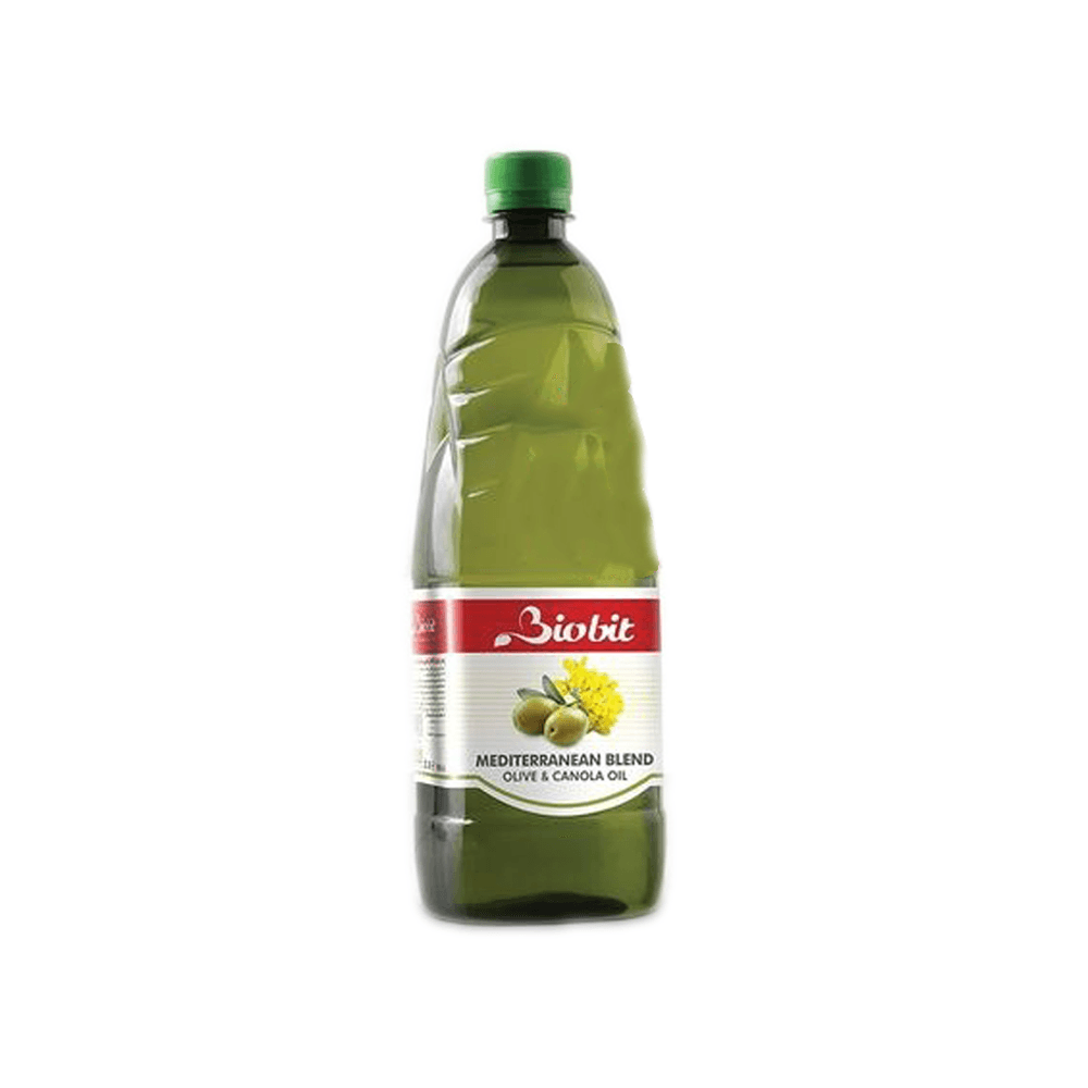 روغن مخلوط  زیتون و کانولا بدون پالم مدیترانه ای 900 میلی لیتر بایوبیت