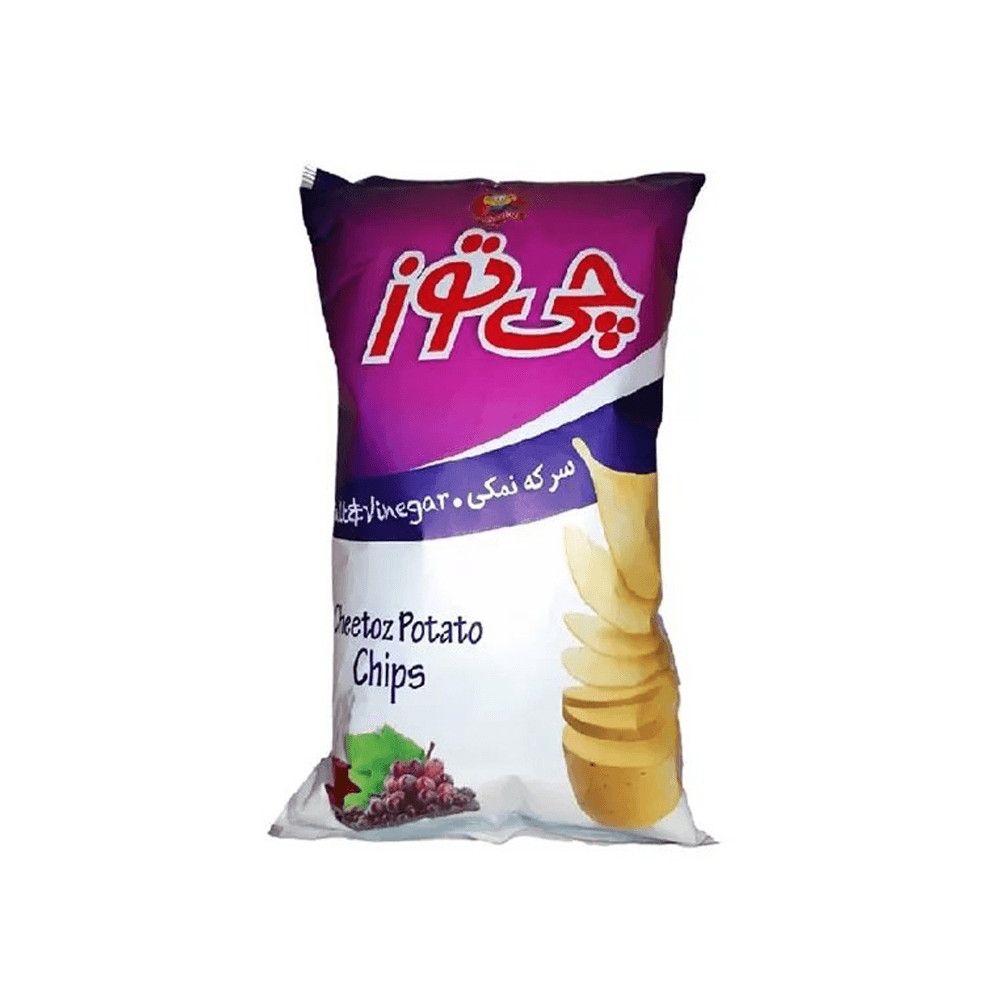 چیپس سرکه نمکی140 گرم چی توز