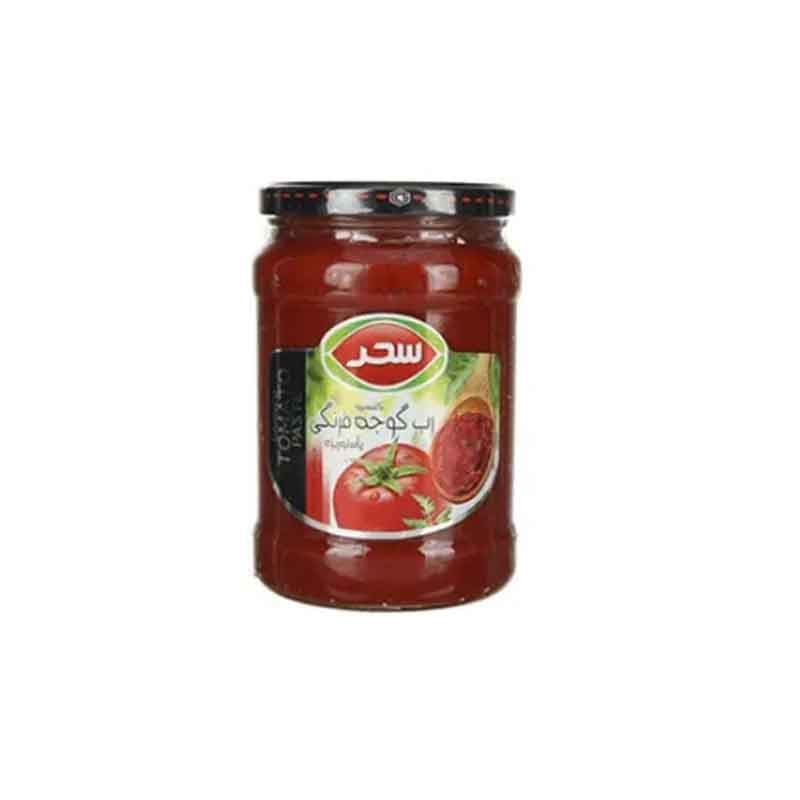 رب گوجه فرنگی شیشه ای 1550 گرمی سحر