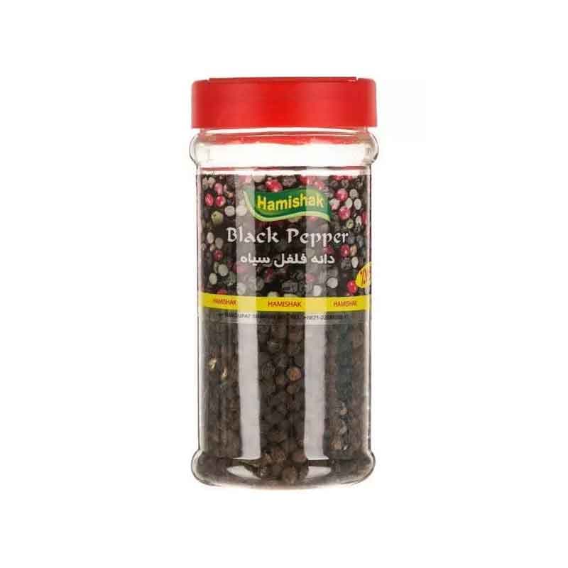 دانه فلفل سیاه همیشک وزن 100 گرم