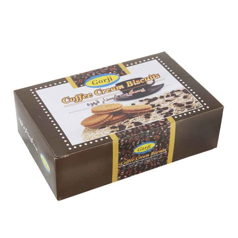 بیسکوییت کرمدار قهوه گرجی وزن 370 گرم