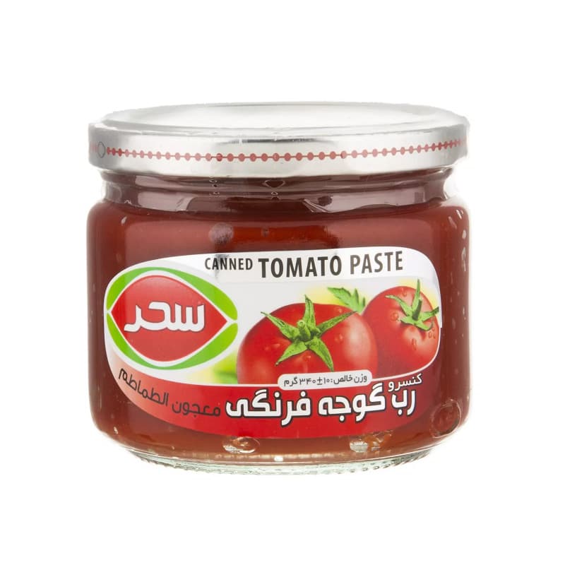 رب گوجه فرنگی سحر وزن 340 گرم