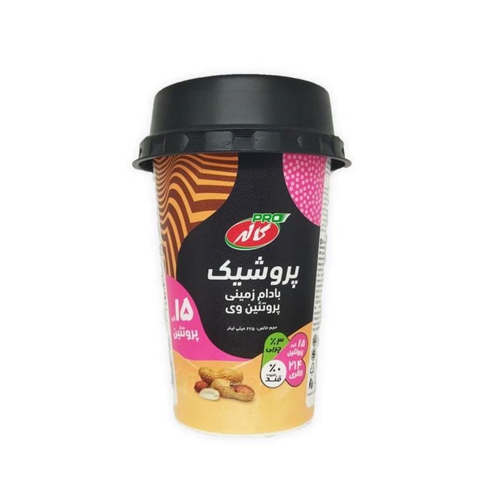 نوشيدنی پرو شيک بادام زمينی و پروتئين وی 225 ميل كاله