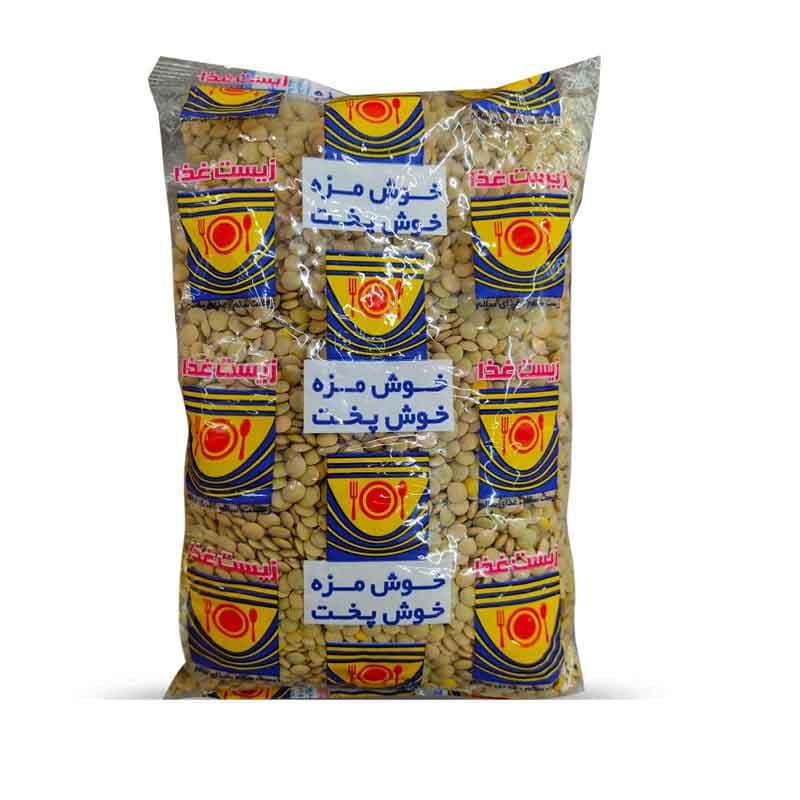 عدس سبز اعلا  زیست غذا وزن 900 گرم