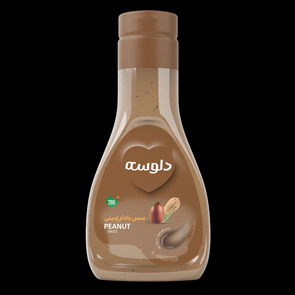 سس بادام زمينی 280 گرم دلوسه
