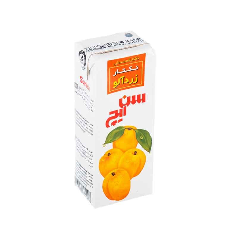 آب میوه  سن ایچ طعم زردآلو حجم 200 میلی لیتر