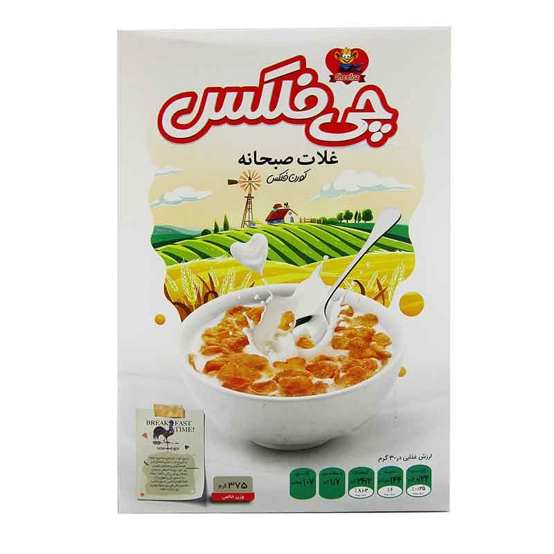 کورن فلکس چی توز حاوی پرک ذرت شکری وزن 375 گرم