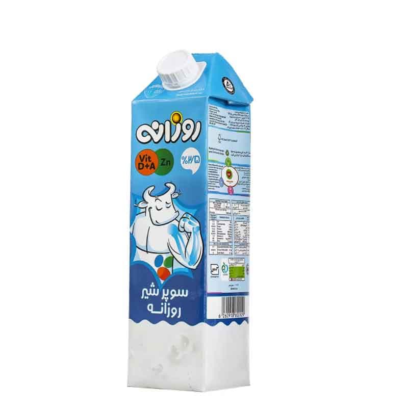 سوپر شیر 2.5% چربی روزانه  ویتامینه حجم  1 لیتر