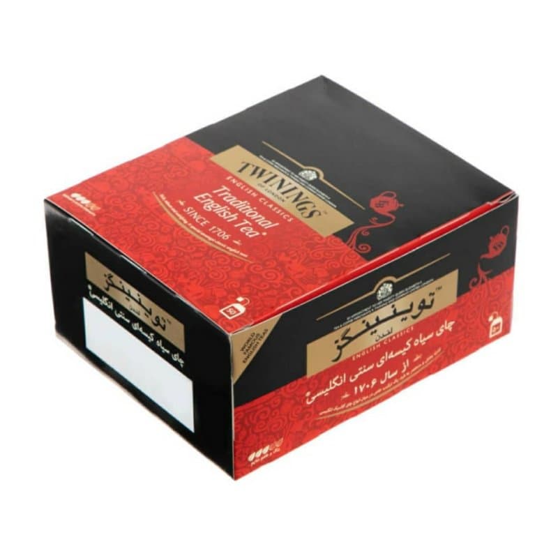 چای کیسه ای سنتی  توینینگز  بسته 50 عددی