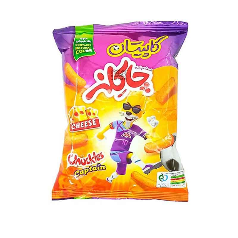 اسنک پنیری چاکلز مدل کاپیتان وزن 60 گرم