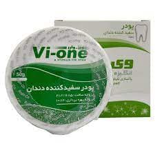پودر سفید کننده و جرم گیر نعنا وی وان وزن 50 گرم