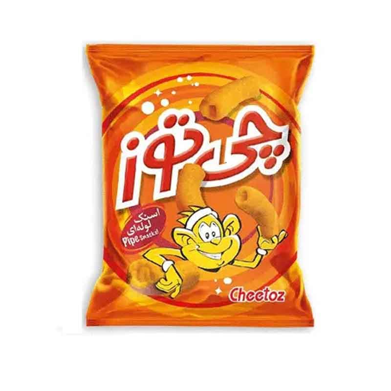 اسنک لوله ای  چی توز وزن 120 گرم