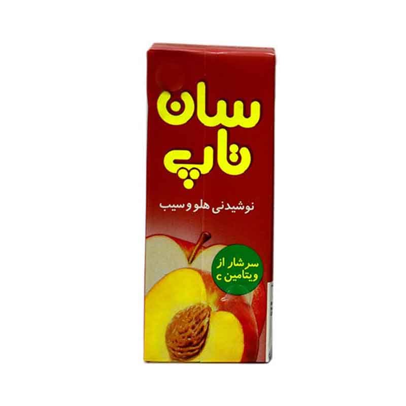 نوشیدنی هلو و سیب سان تاپ حجم  200 میلی لیتر