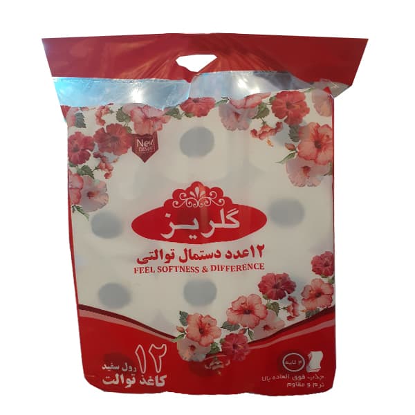 دستمال توالت گلریز 12 رول