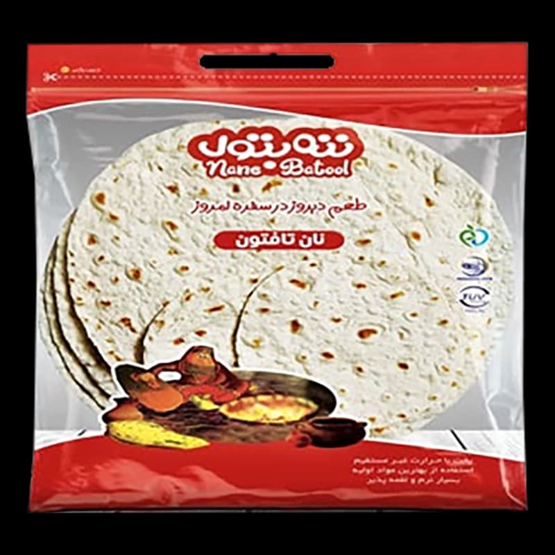 نان تافتون 330 گرم ننه بتول