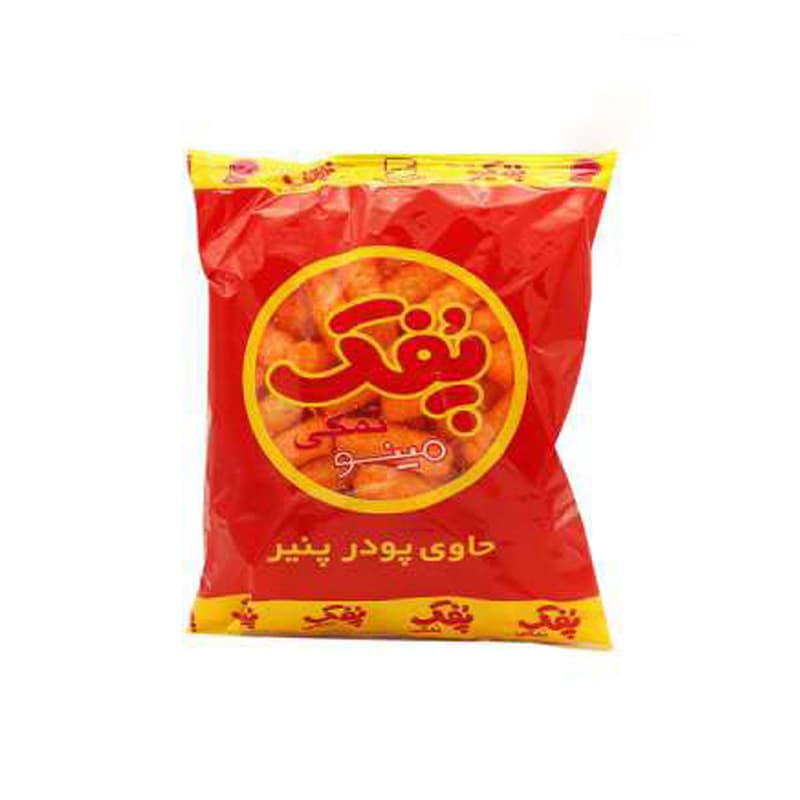 پفک نمکی مینو وزن 60 گرم