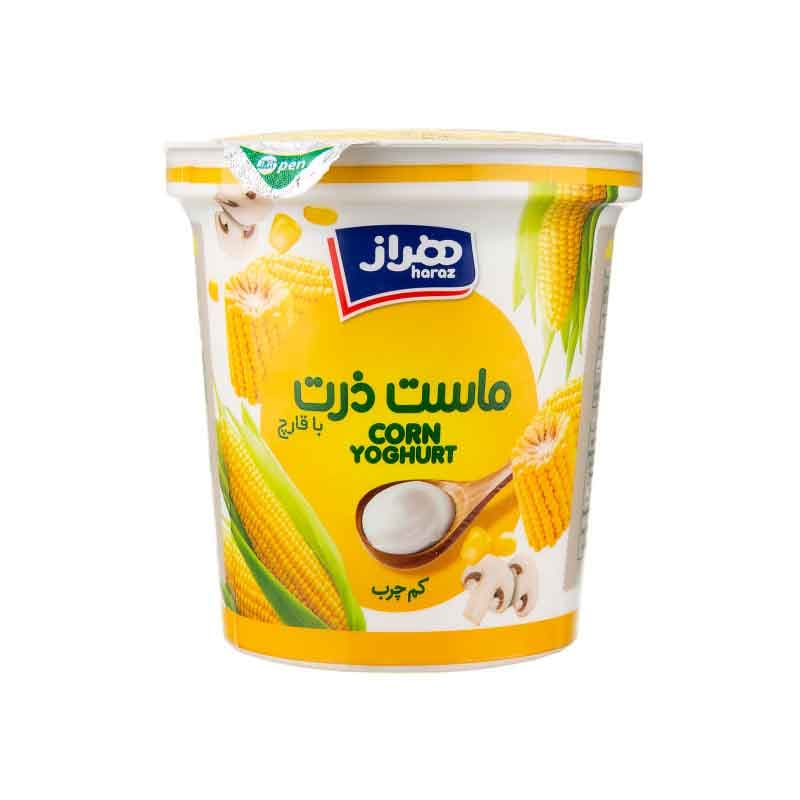 ماست چکیده قارچ و ذرت هراز وزن 750 گرم