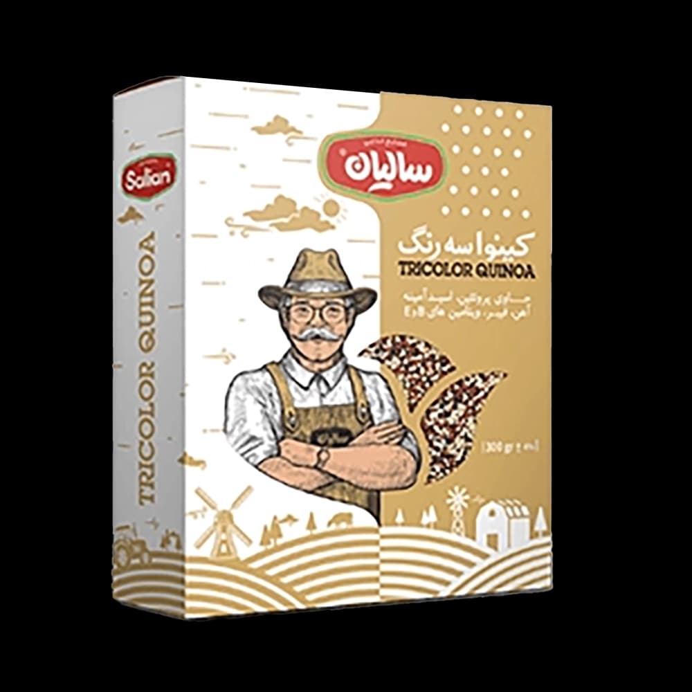 كينوا سه رنگ 300 گرم ساليان