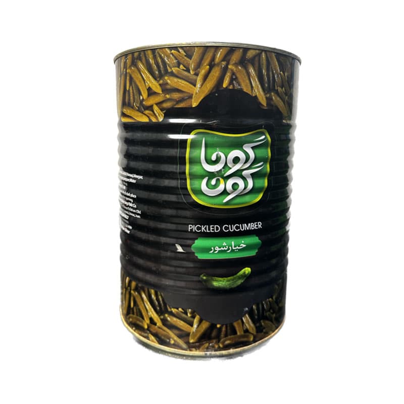 خیارشور ممتاز قوطی گوناگون وزن 4 کیلو گرم