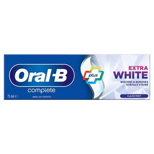 خمیردندان سفید کننده اورال بی مدل EXTRA-WHITE حجم 75 میلی لیتر