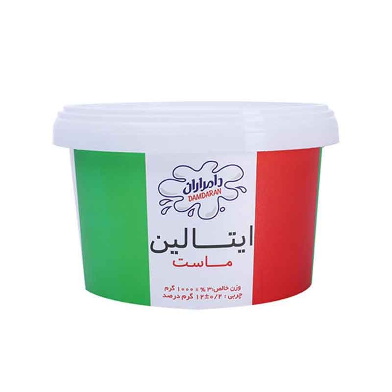 ماست ایتالین دامداران وزن 1000 گرم
