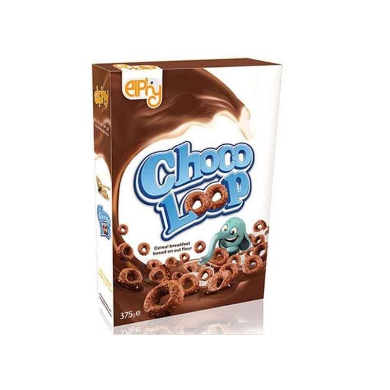 کورن فلکس الفی مدل حلقه ای شکلاتی وزن 375 گرم
