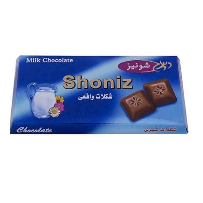 شکلات شونیز مدل شیری وزن 100 گرم