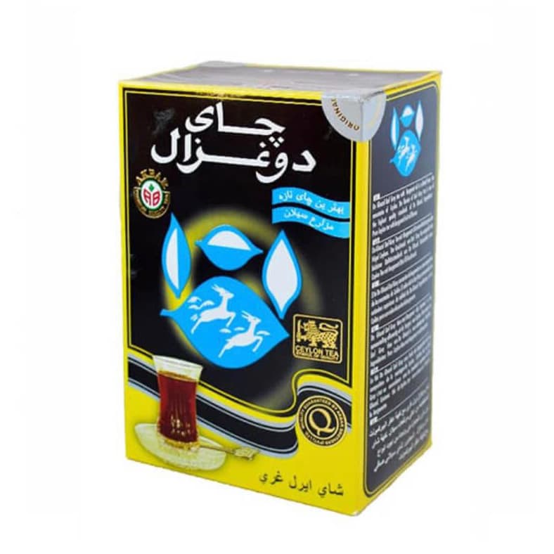 چای دو غزال وزن 500 گرم