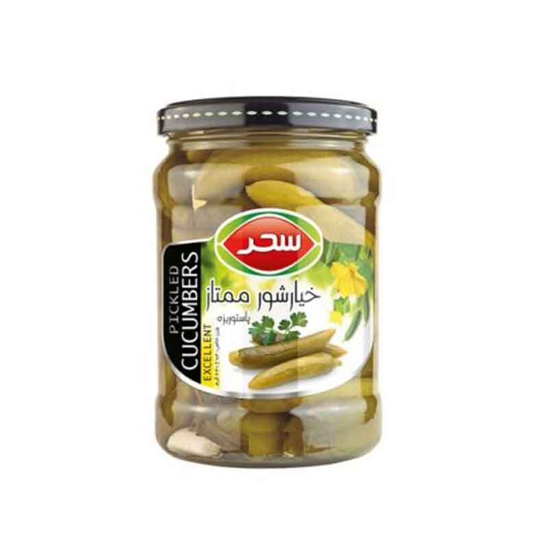 خیارشور ممتاز سحر وزن 640 گرم